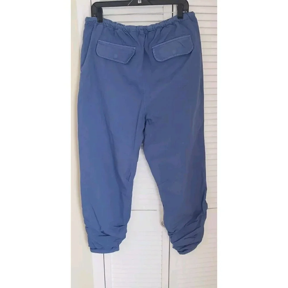 NEW FREE PEOPLE LIGHT PARACHUTE BLUE PANTS SMALL